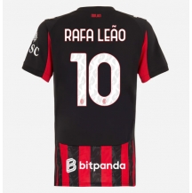 Maillot de football Réplique AC Milan Rafael Leao #10 Domicile Femme 2025-26 Manche Courte
