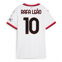 Maillot de football Réplique AC Milan Rafael Leao #10 Extérieur Femme 2024-25 Manche Courte