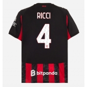 Maillot de football Réplique AC Milan Samuele Ricci #4 Domicile 2025-26 Manche Courte