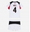 Maillot de football Réplique AC Milan Samuele Ricci #4 Extérieur Enfant 2025-26 Manche Courte (+ Pantalon court)
