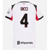 Maillot de football Réplique AC Milan Samuele Ricci #4 Extérieur Femme 2025-26 Manche Courte