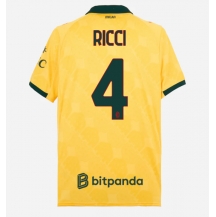 Maillot de football Réplique AC Milan Samuele Ricci #4 Troisième 2025-26 Manche Courte
