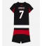 Maillot de football Réplique AC Milan Santiago Gimenez #7 Domicile Enfant 2025-26 Manche Courte (+ Pantalon court)