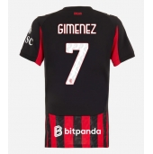 Maillot de football Réplique AC Milan Santiago Gimenez #7 Domicile Femme 2025-26 Manche Courte