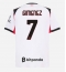 Maillot de football Réplique AC Milan Santiago Gimenez #7 Extérieur 2025-26 Manche Courte