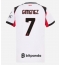 Maillot de football Réplique AC Milan Santiago Gimenez #7 Extérieur Femme 2025-26 Manche Courte