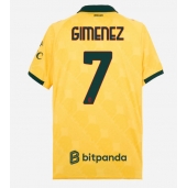Maillot de football Réplique AC Milan Santiago Gimenez #7 Troisième 2025-26 Manche Courte