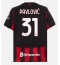Maillot de football Réplique AC Milan Strahinja Pavlovic #31 Domicile 2025-26 Manche Courte