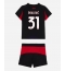 Maillot de football Réplique AC Milan Strahinja Pavlovic #31 Domicile Enfant 2025-26 Manche Courte (+ Pantalon court)