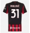 Maillot de football Réplique AC Milan Strahinja Pavlovic #31 Domicile Femme 2025-26 Manche Courte
