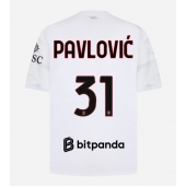 Maillot de football Réplique AC Milan Strahinja Pavlovic #31 Extérieur 2026-27 Manche Courte