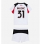Maillot de football Réplique AC Milan Strahinja Pavlovic #31 Extérieur Enfant 2025-26 Manche Courte (+ Pantalon court)
