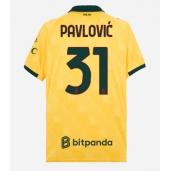 Maillot de football Réplique AC Milan Strahinja Pavlovic #31 Troisième 2025-26 Manche Courte