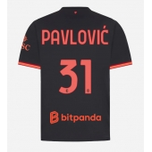 Maillot de football Réplique AC Milan Strahinja Pavlovic #31 Troisième 2026-27 Manche Courte