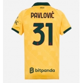 Maillot de football Réplique AC Milan Strahinja Pavlovic #31 Troisième Femme 2025-26 Manche Courte