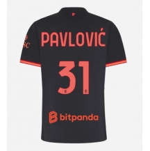 Maillot de football Réplique AC Milan Strahinja Pavlovic #31 Troisième Femme 2026-27 Manche Courte