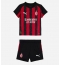 Maillot de football Réplique AC Milan Theo Hernandez #19 Domicile Enfant 2025-26 Manche Courte (+ Pantalon court)