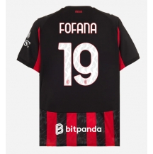 Maillot de football Réplique AC Milan Youssouf Fofana #19 Domicile 2025-26 Manche Courte