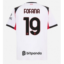 Maillot de football Réplique AC Milan Youssouf Fofana #19 Extérieur 2025-26 Manche Courte