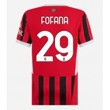 Maillot de football Réplique AC Milan Youssouf Fofana #29 Domicile Femme 2024-25 Manche Courte