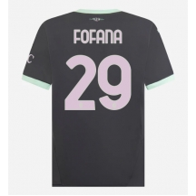 Maillot de football Réplique AC Milan Youssouf Fofana #29 Troisième 2024-25 Manche Courte