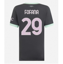 Maillot de football Réplique AC Milan Youssouf Fofana #29 Troisième Femme 2024-25 Manche Courte