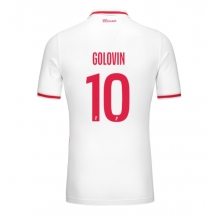 Maillot de football Réplique AS Monaco Aleksandr Golovin #10 Domicile 2024-25 Manche Courte