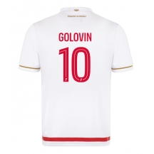 Maillot de football Réplique AS Monaco Aleksandr Golovin #10 Domicile 2025-26 Manche Courte