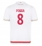 Maillot de football Réplique AS Monaco Paul Pogba #8 Domicile 2025-26 Manche Courte