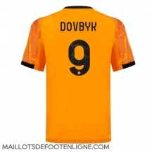 Maillot de football Réplique AS Roma Artem Dovbyk #9 Extérieur 2025-26 Manche Courte