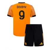 Maillot de football Réplique AS Roma Artem Dovbyk #9 Extérieur Enfant 2025-26 Manche Courte (+ Pantalon court)