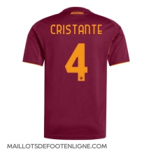 Maillot de football Réplique AS Roma Bryan Cristante #4 Domicile 2025-26 Manche Courte