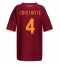 Maillot de football Réplique AS Roma Bryan Cristante #4 Domicile Femme 2025-26 Manche Courte