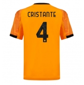 Maillot de football Réplique AS Roma Bryan Cristante #4 Extérieur 2025-26 Manche Courte