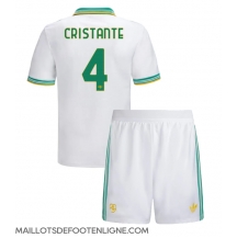 Maillot de football Réplique AS Roma Bryan Cristante #4 Troisième Enfant 2025-26 Manche Courte (+ Pantalon court)