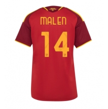 Maillot de football Réplique AS Roma Donyell Malen #14 Domicile Femme 2026-27 Manche Courte