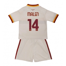 Maillot de football Réplique AS Roma Donyell Malen #14 Extérieur Enfant 2026-27 Manche Courte (+ Pantalon court)