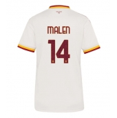 Maillot de football Réplique AS Roma Donyell Malen #14 Extérieur Femme 2026-27 Manche Courte
