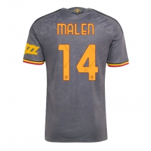 Maillot de football Réplique AS Roma Donyell Malen #14 Troisième 2026-27 Manche Courte