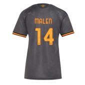 Maillot de football Réplique AS Roma Donyell Malen #14 Troisième Femme 2026-27 Manche Courte
