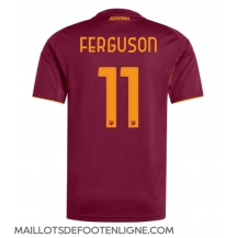 Maillot de football Réplique AS Roma Evan Ferguson #11 Domicile 2025-26 Manche Courte