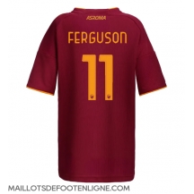 Maillot de football Réplique AS Roma Evan Ferguson #11 Domicile Femme 2025-26 Manche Courte