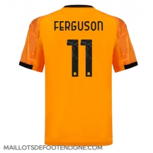 Maillot de football Réplique AS Roma Evan Ferguson #11 Extérieur 2025-26 Manche Courte