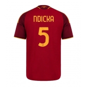 Maillot de football Réplique AS Roma Evan Ndicka #5 Domicile 2026-27 Manche Courte