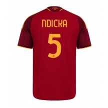 Maillot de football Réplique AS Roma Evan Ndicka #5 Domicile 2026-27 Manche Courte