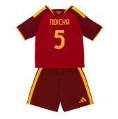 Maillot de football Réplique AS Roma Evan Ndicka #5 Domicile Enfant 2026-27 Manche Courte (+ Pantalon court)