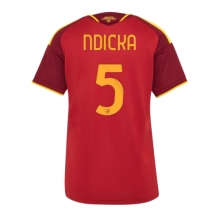 Maillot de football Réplique AS Roma Evan Ndicka #5 Domicile Femme 2026-27 Manche Courte