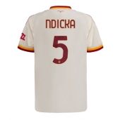 Maillot de football Réplique AS Roma Evan Ndicka #5 Extérieur 2026-27 Manche Courte