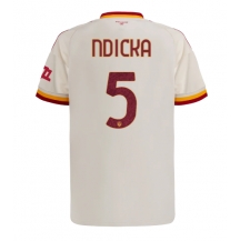 Maillot de football Réplique AS Roma Evan Ndicka #5 Extérieur 2026-27 Manche Courte
