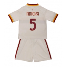 Maillot de football Réplique AS Roma Evan Ndicka #5 Extérieur Enfant 2026-27 Manche Courte (+ Pantalon court)